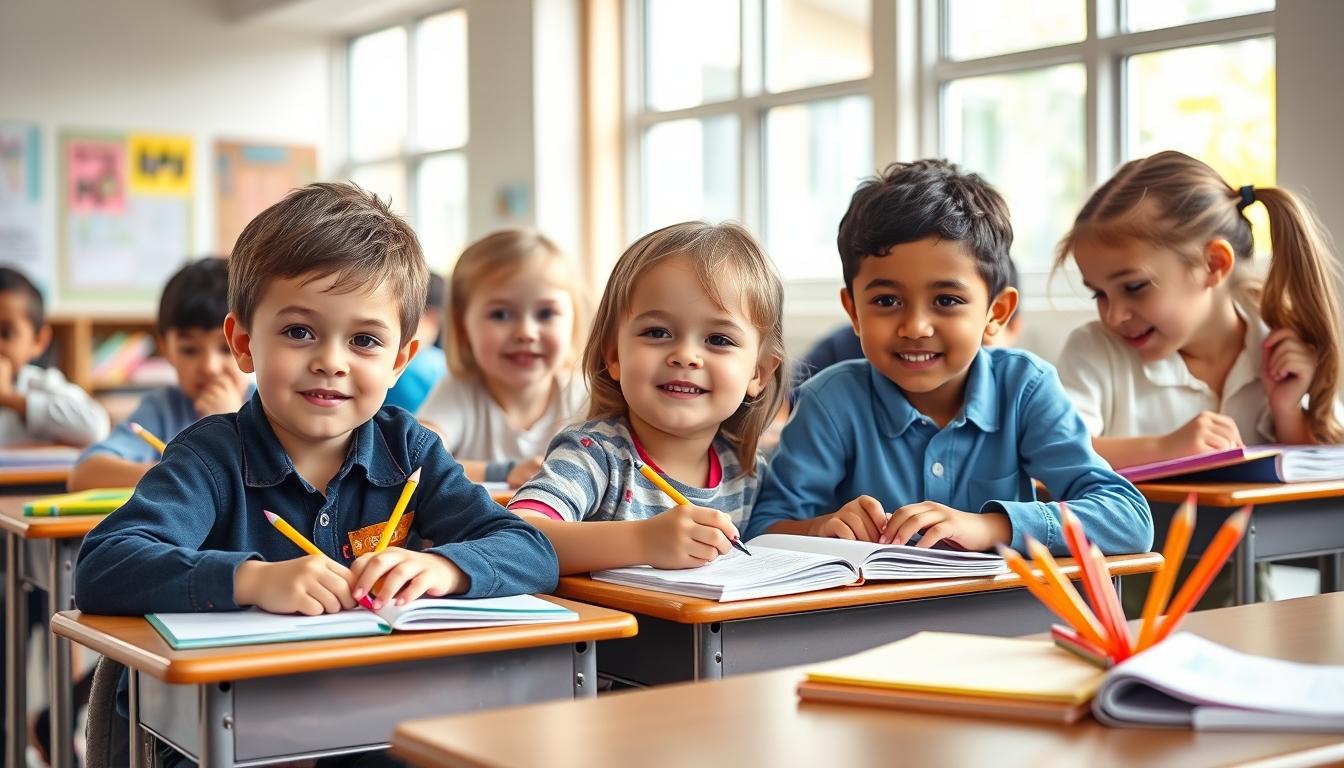 Student using learning strategies while studying