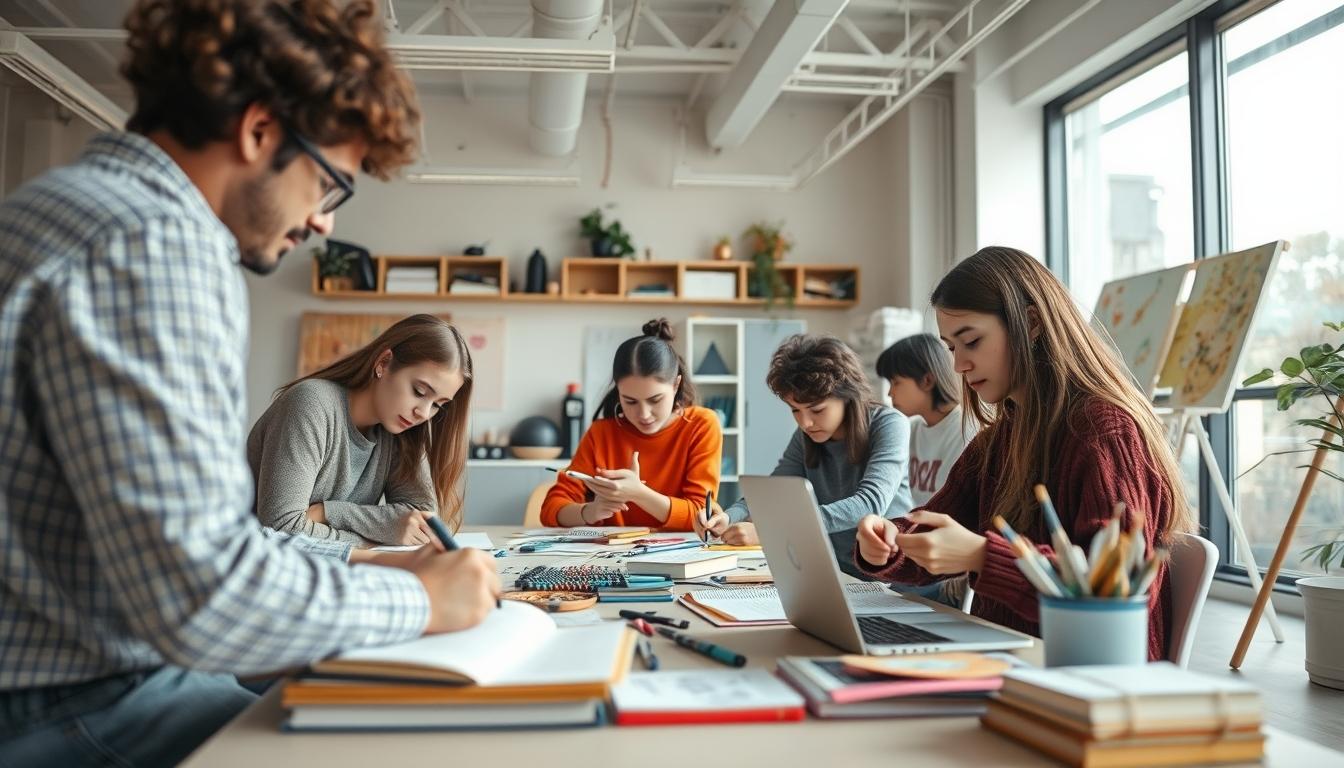 Organized study environment supporting productive learning